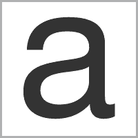 Helvetica letter a
